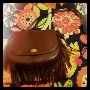 NWT Ralph Lauren Cobden purse w/ fringe
